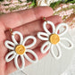 Daisy Doodle Polymer Clay Earrings