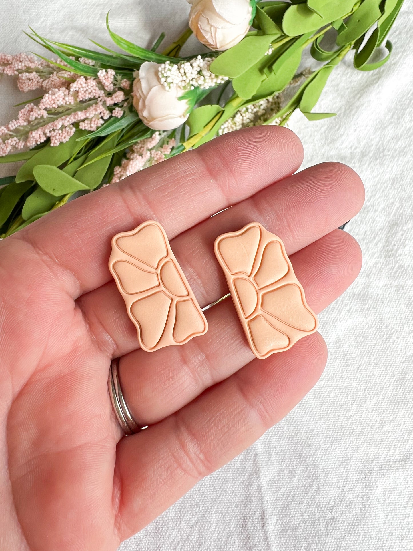Matisse Flower Retro Colored Polymer Clay Studs