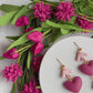 Heart and Arrow Polymer Clay Earrings