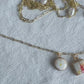 Pink Lemonade Themed Polymer Clay Charm Necklace
