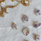 Floral Lavender Polymer Clay Jewelry Charms