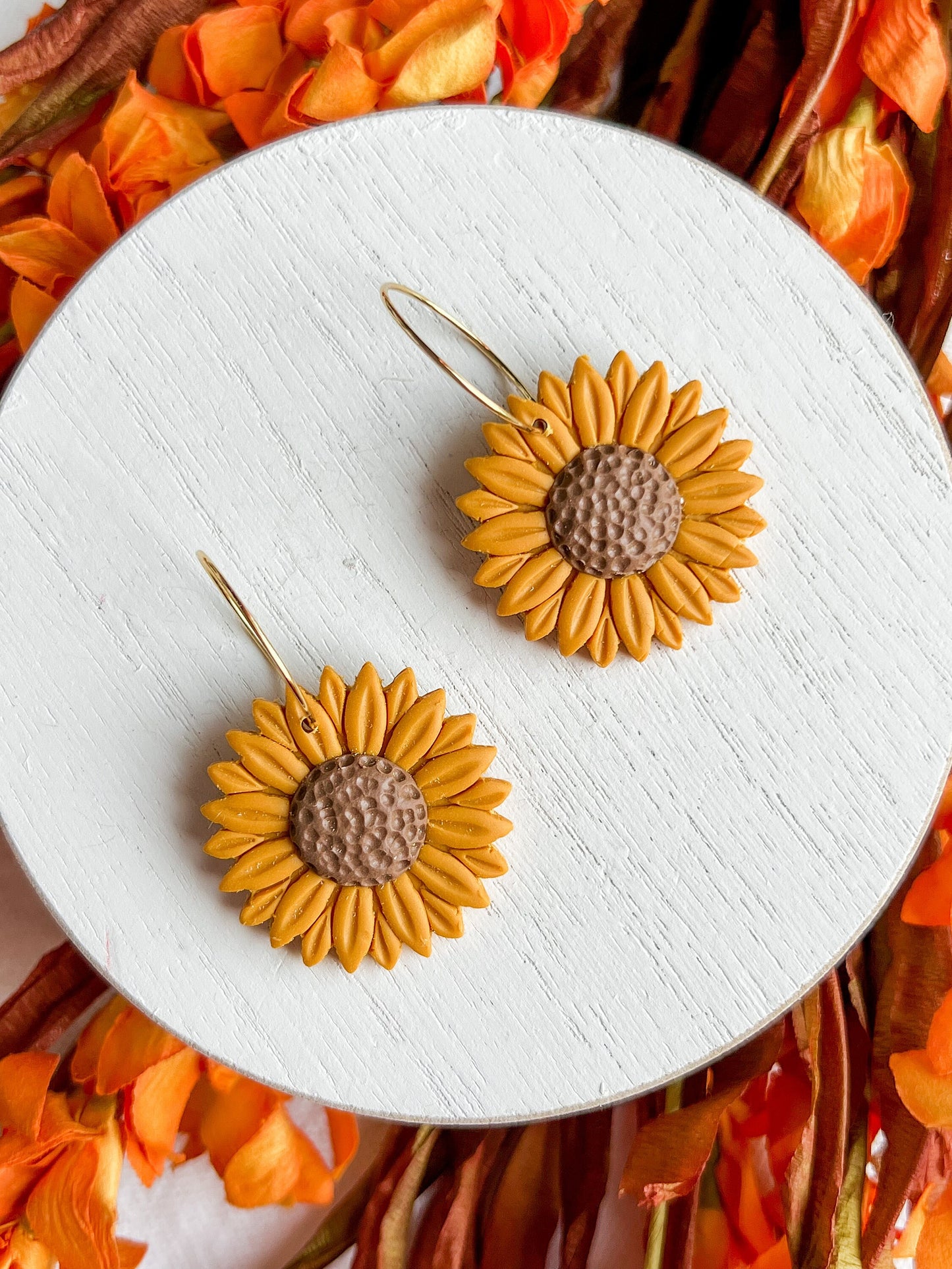 Boho Sunflower Dangles