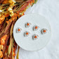 Knitted Mini Pumpkin Sweater Studs
