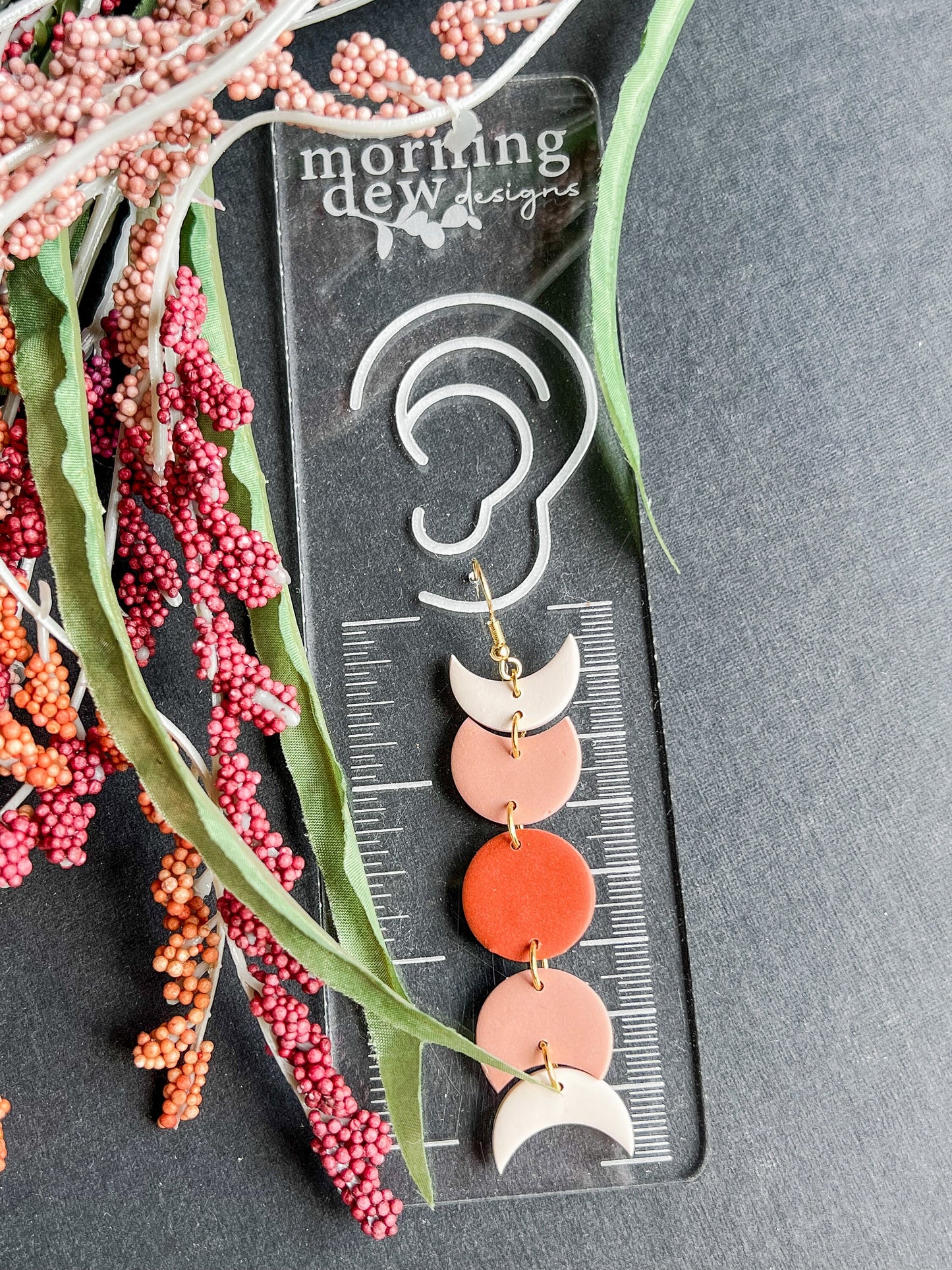 Fall Moon Phase Dangles