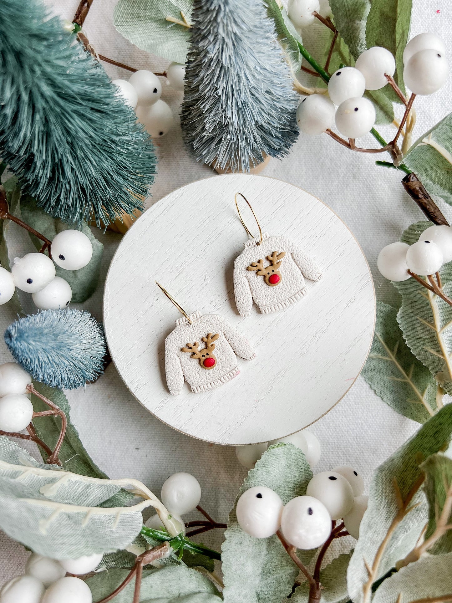 Christmas Rudolph Reindeer Sweater Dangles