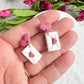 Valentine's Day Love Letter Heart Seal Dangles