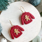 Christmas Red Gingerbread Sweater Dangles