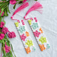 Colorful Groovy Flower Bookmarks