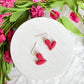 Curvy Heart Dangles