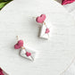 Valentine's Day Love Letter Heart Seal Dangles