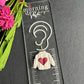 Heart Knit Valentine's Day Sweater Dangles