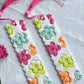 Colorful Groovy Flower Bookmarks